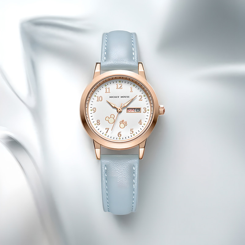 Часы Disney watch для женщин, учащихся средней школы, новых учеников начальной школы, девочек младших классов средней школы, водонепроницаемые детские студенческие часы, электронные часы