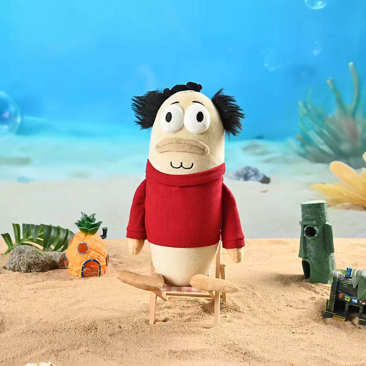 Подлинная кукла серии Sponge Hug Beachburg, кукла-рыбка-прохожий, забавная целебная плюшевая игрушка, подарок для детей