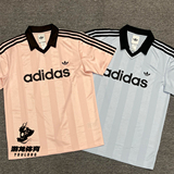 Футбольная рубашка Adidas adidas clover с V-образным вырезом 26 летняя мужская и женская футболка с короткими рукавами KE3580 KE2453