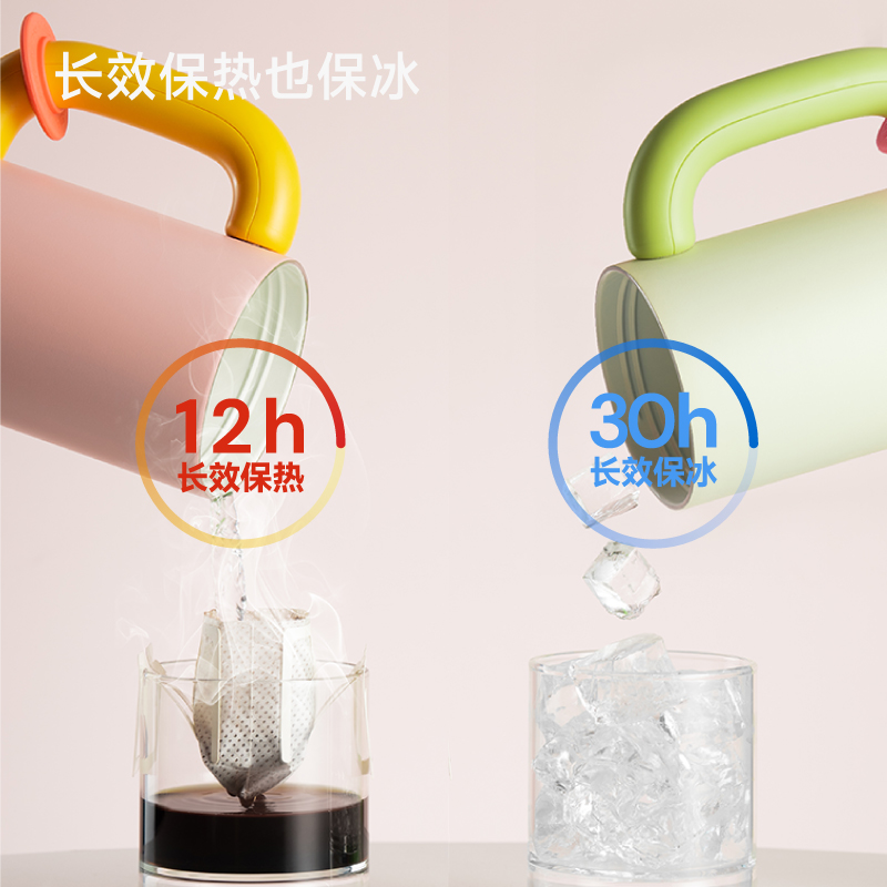 Вакуумная колба CHaKOLAB Hexu Big Mac с керамическим вкладышем и соломинкой большой емкости, подарок на день рождения, Чашка для воды Overlord Cup