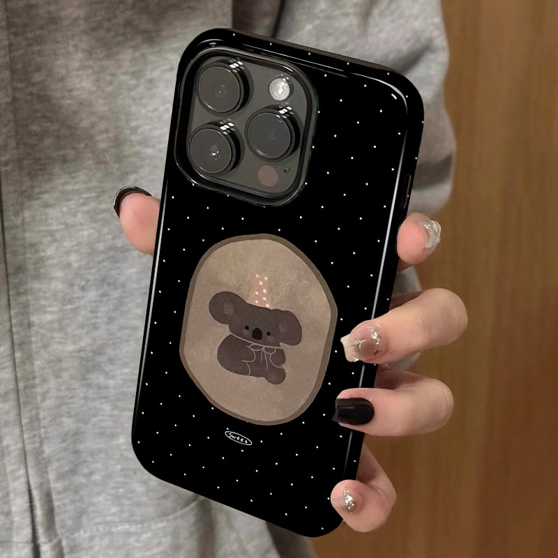 Bo dot Koala uses Apple 18 promax/iphone 18pro for a new Korean-style inn atmosphere 16/15/14 for a new creative, high-profile, fall-proof cell phone shell girl.