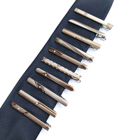 Men's formal silver tie clip, simple and fashionable business manufacturer, ready-made tie clip, tie accessories