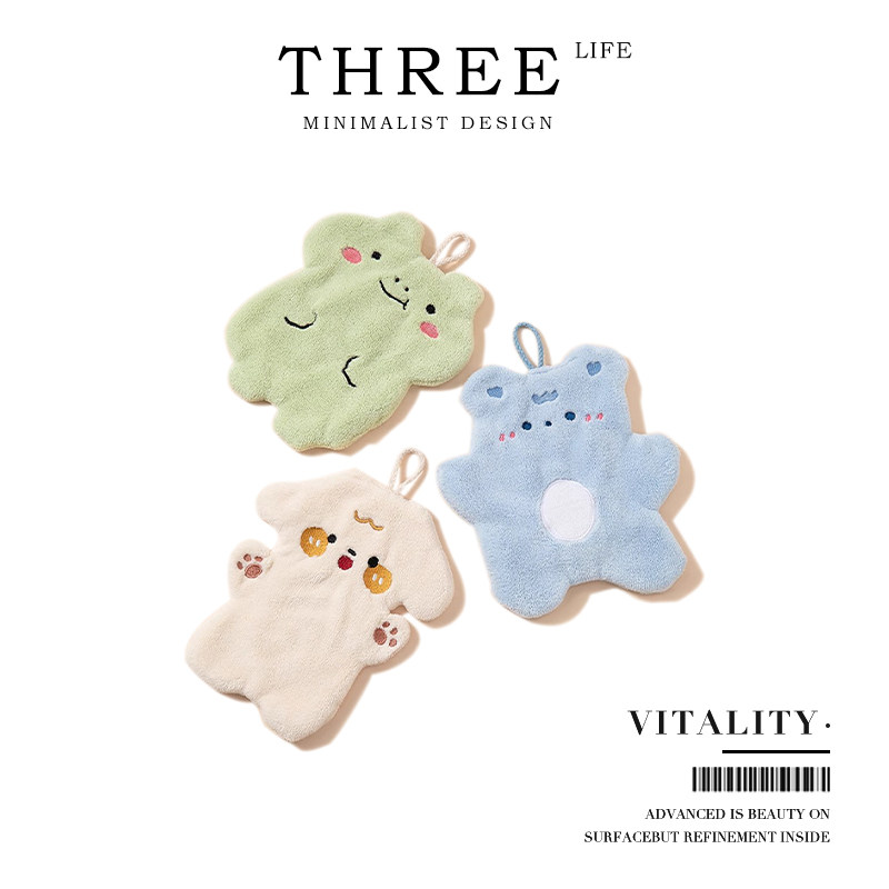Tlife·Vitality·Hanging Cartoon Cute Absorbent Quick-Drying Kitchen Towel | Buxi