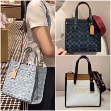 Американская прямая почта Coachko Chixianbray Печать field tote 22