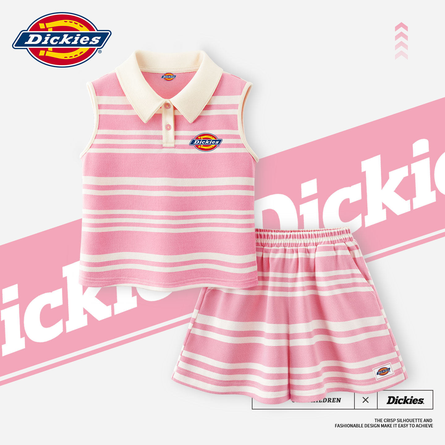 Костюмы для девочек Dickies, летние новинки для девочек, летний жилет для бадминтона, шорты, детская спортивная одежда для тенниса