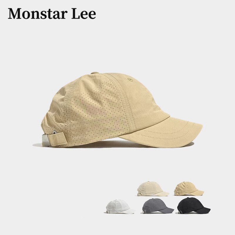 Японская дизайнерская кепка Monstar Lee joint, быстросохнущая бейсболка с короткими полями, солнцезащитная шляпа, противоизносная бейсболка