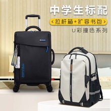 Shenpai Niubiao U-color box, junior and high school students, 20 inch large capacity trolley box, female, high aesthetic value, 24 inch suitcase, male