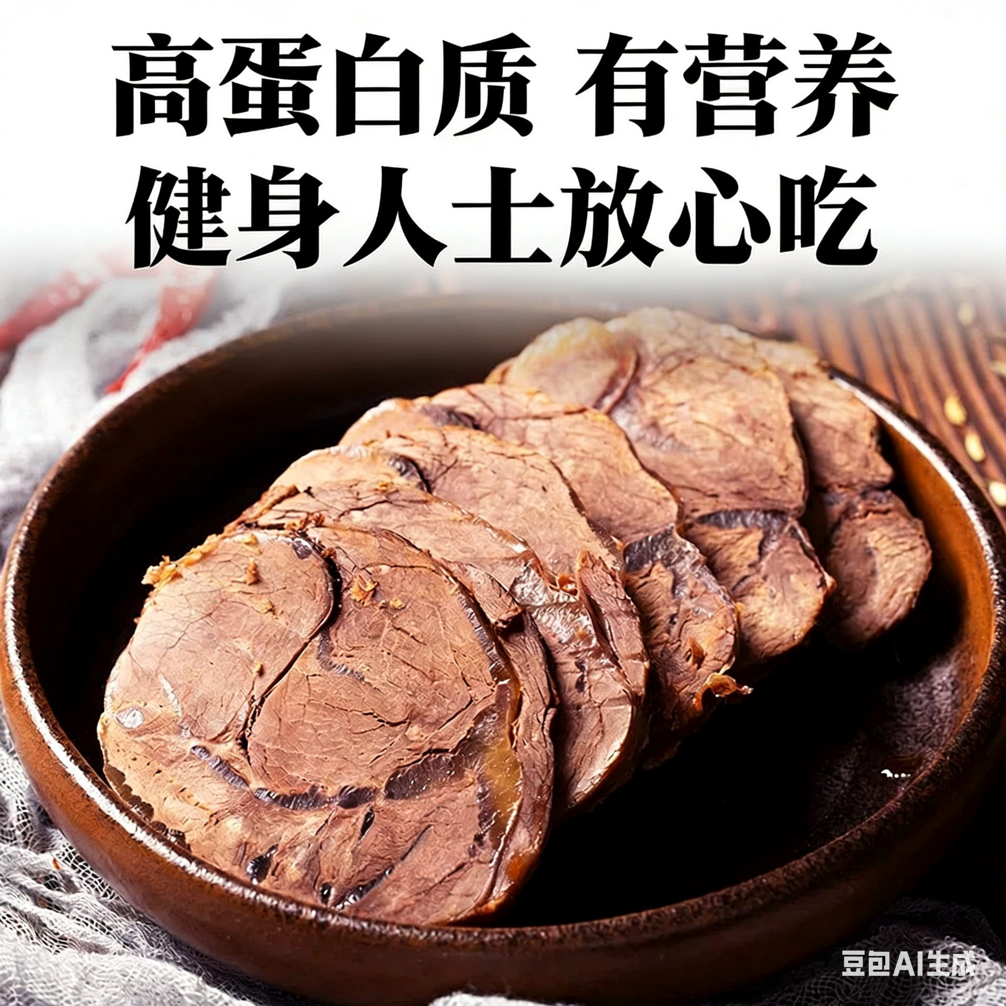 Authentic Inner Mongolia sauce beef cooked, braised beef, fitness five spice sauce beef, non tendon meat, vacuum bagged ready to eat