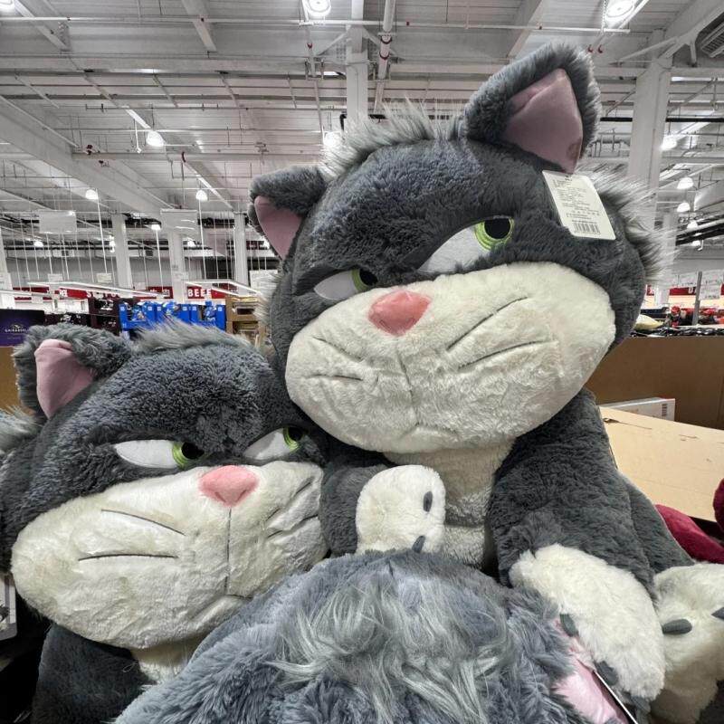 Открыватель рынка Большая кошка Люцифер Диснеевская кукла Costco Гигантская Негабаритная кукла Плюшевая игрушка-кукла