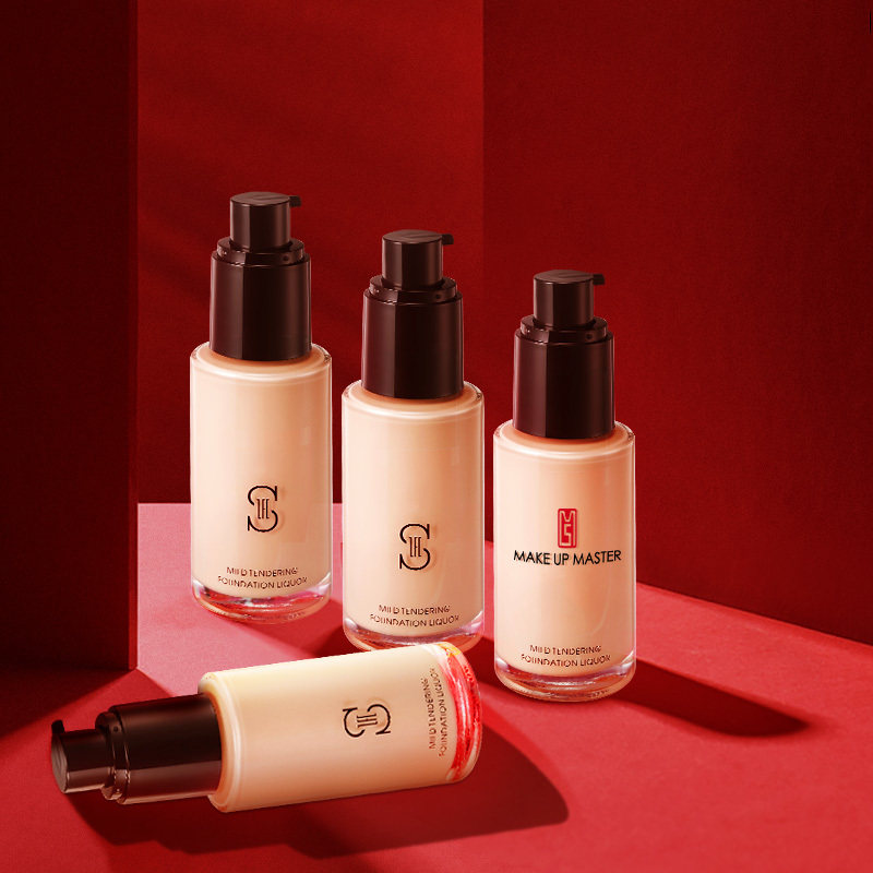 Жидкая основа ZFC Тональный крем-консилер Увлажняющий Nude Makeup bb Cream Oil Control Powder