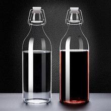 Sealed wine bottle, empty bottle, special glass bottle for soaking wine, top-grade red wine, Baijiu, self brewed wine, stored wine, bottled separately, 1 jin