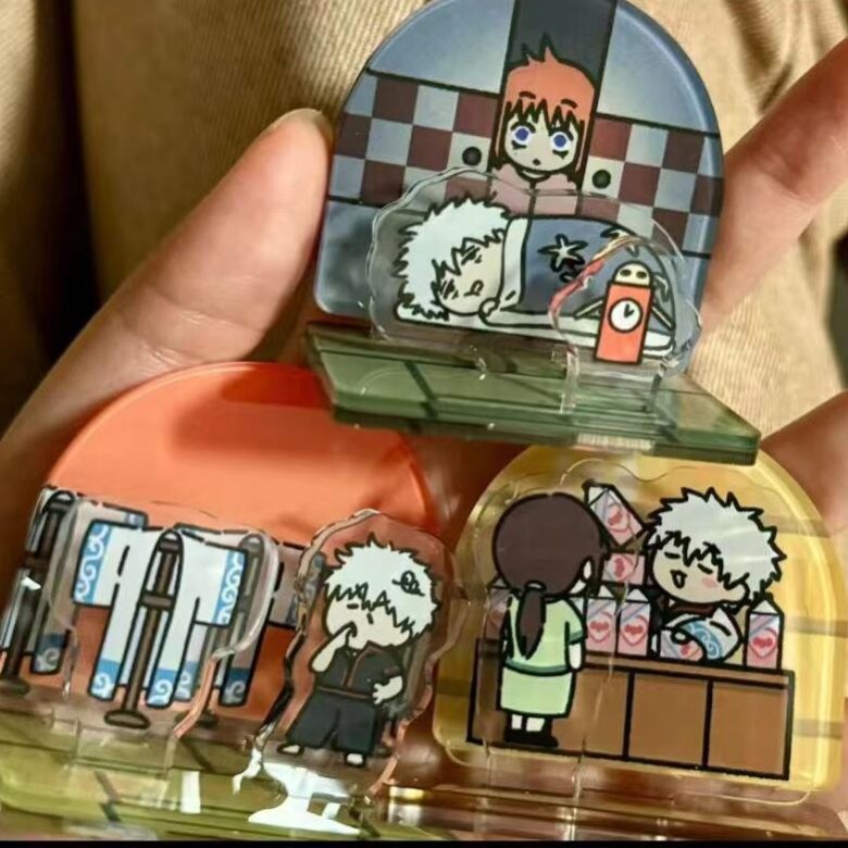Gintama Anime Merchandise Gintoki Acrylic Desktop Mini Standee Cute Display Gift for Friends