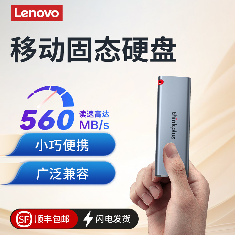 Мобильный твердотельный накопитель Lenovo pssd 1t2t4t большой емкости, высокоскоростной мобильный телефон, компьютер, подключаемый к сети, офисный жесткий диск