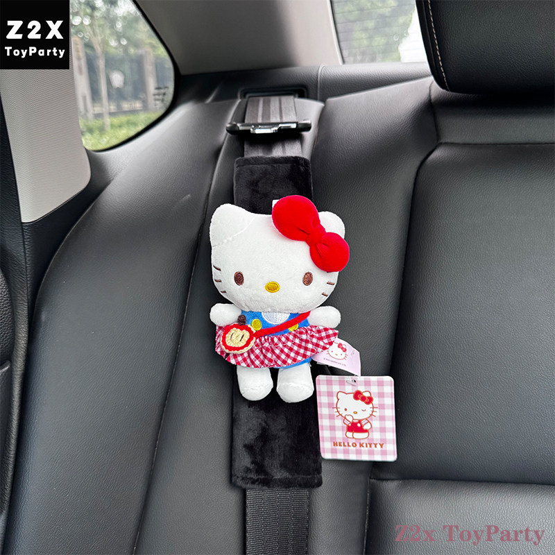 Подлинная весенняя прогулка HelloKitty, ремень безопасности, подплечники, украшение автомобиля, кукла, плюшевая кукла, подарок на день рождения, женский