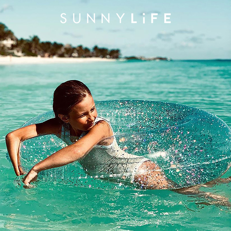 Sunnylife Australia net celebrity плавательное кольцо для взрослых, утолщенное плавательное кольцо для бассейна в подмышечной впадине, большой спасательный круг, предотвращающий опрокидывание