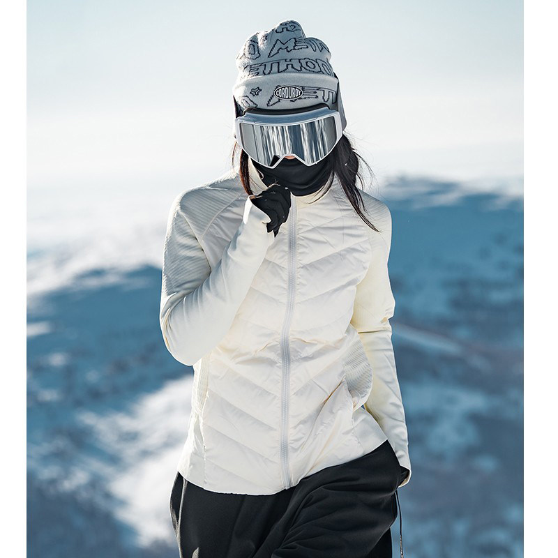 Лыжный теплый пуховик John snow ski, женский легкий теплый жилет среднего слоя, тонкий мужской жилет на открытом воздухе