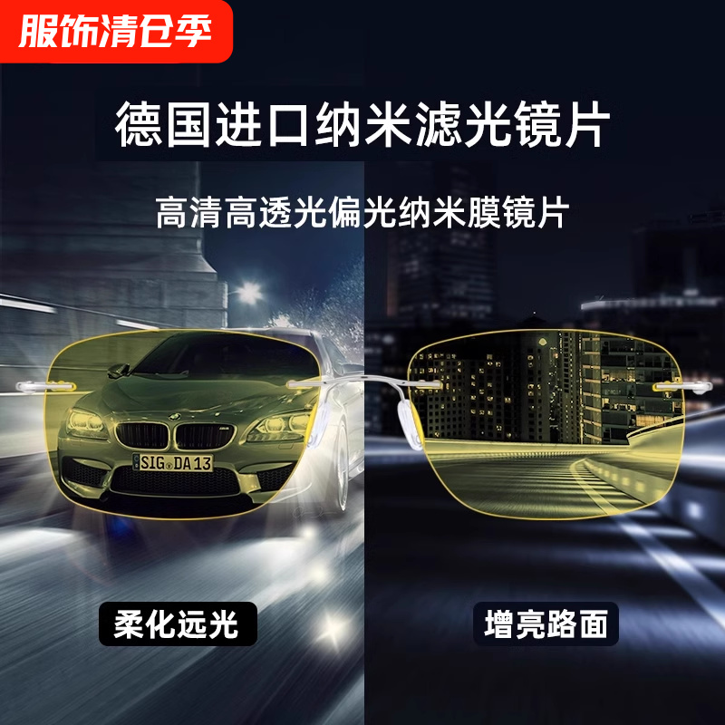 [Imported in Germany] Turning to drive and born night vision mirror
