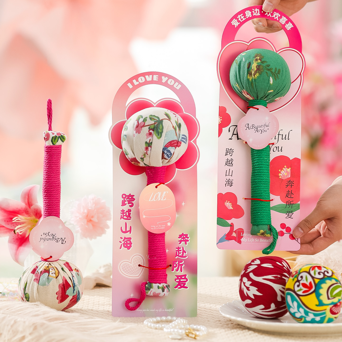 Танабата - подарок на День святого Валентина для жены, подруги, мамы, практичный для здоровья полынный молоточек, маленький подарок своими руками