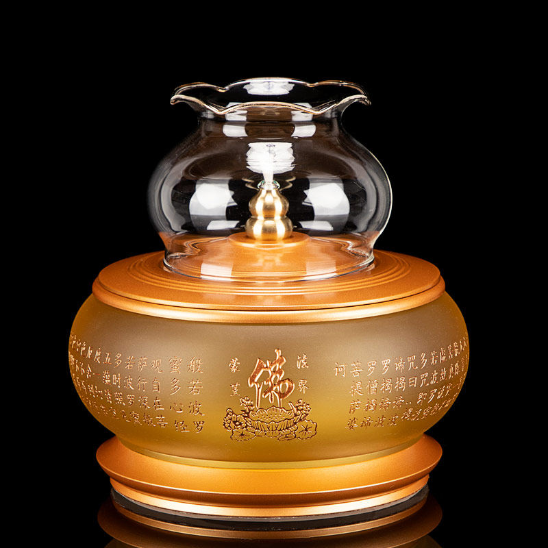 Тайваньская лампа lotus для масляной лампы Будды ветрозащитная лампа Будды даосская глазурованная лампа с жидким маслом держатель для передней лампы Будды лампа Чанмин