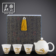 Китайские белые чайники фото