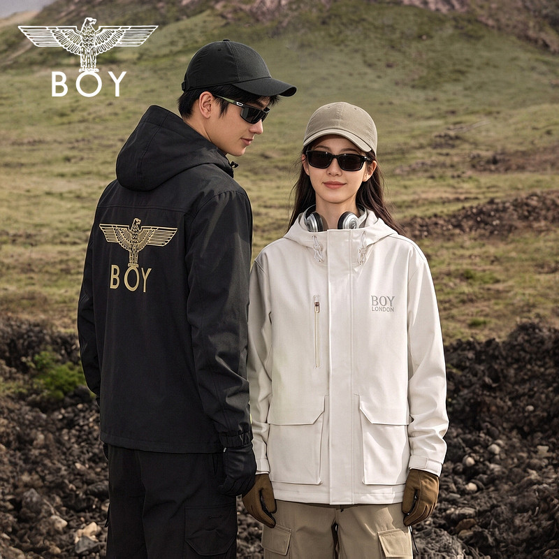 [Wing Pioneer] BOYLONDON Пара уличных водонепроницаемых спортивных инструментов Осенняя куртка N23055