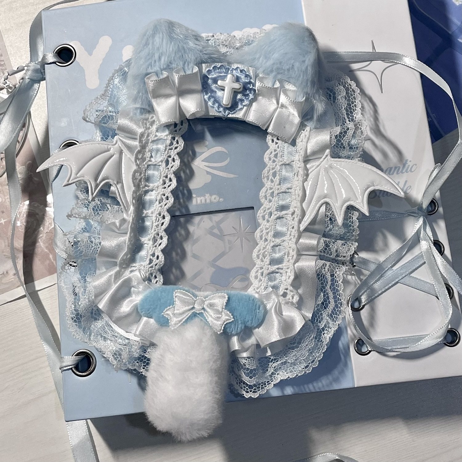 DIY handmade high-value Instagram-style plush lace card holder, anime bag charm, celebrity 3-inch photocard