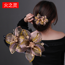 Hair clip for women, with a spoon on the back of the head and a duckbill clip for grabbing high-end mothers. Hair clip for headwear, hair clip, three tooth clip for grabbing hair