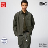 Джинсовая куртка Uniqlo для мужчин и женщин в кооперативном стиле/куртка-жакет Uniqlo 488726
