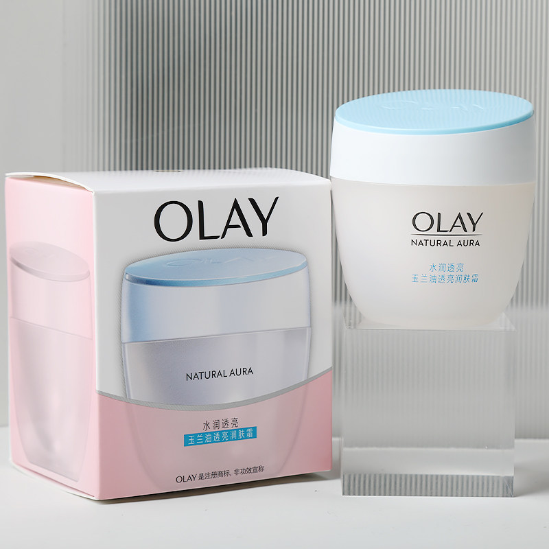 Olay/Масло магнолии Белый, красный и полупрозрачный увлажняющий крем 50 г * 2 Официальный сайт Флагманского магазина Увлажняющий укрепляющий крем для женщин
