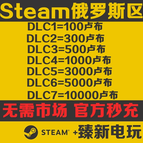 Нет рынка/официального второго платежа/Steam Russian счета.