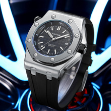 2022 New store, six colors of watches, mechanical watches, Swiss genuine Richard men's silicone sports, fully automatic mechanical defense