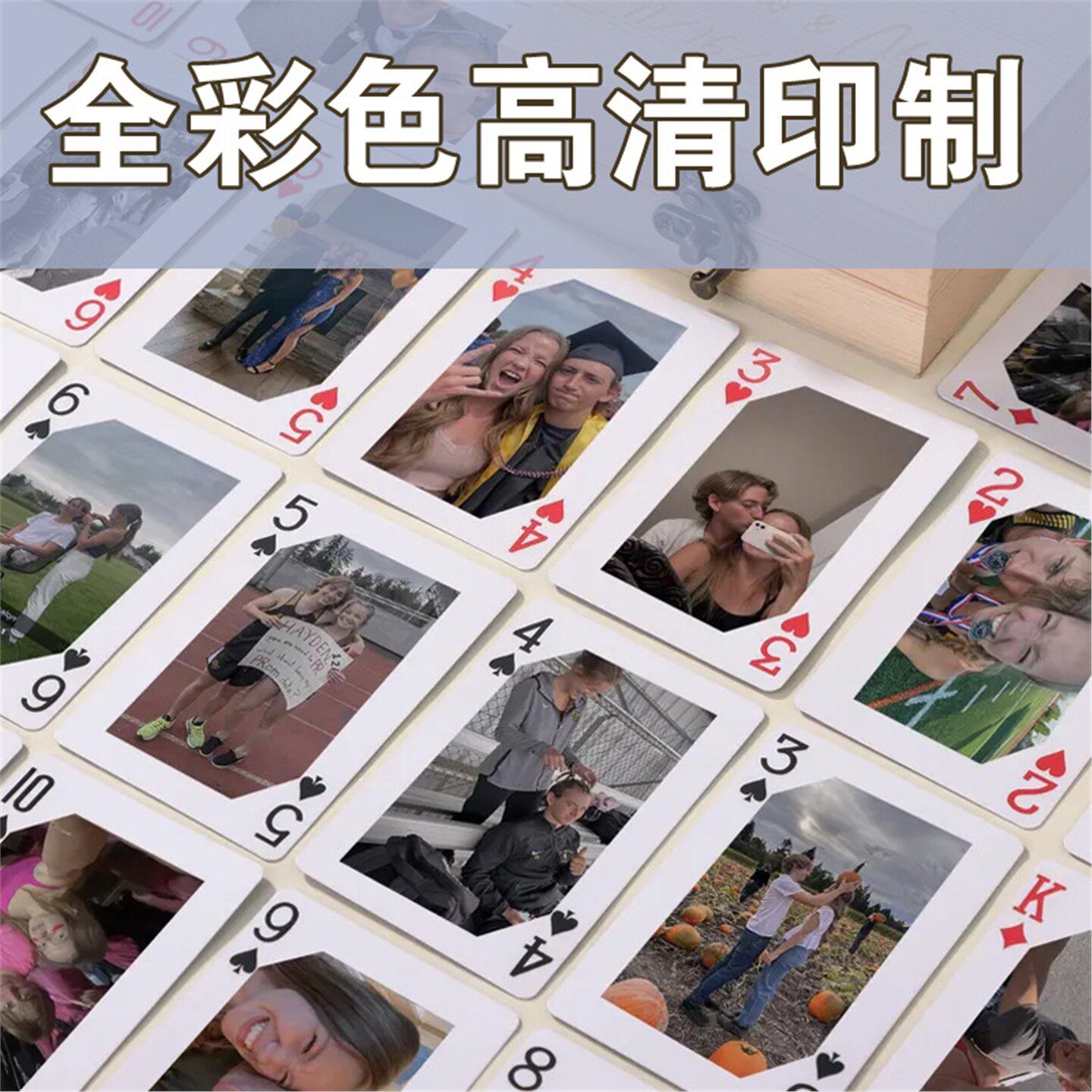 Периферийные кино- и телевизионные фотографии, игральные карты, индивидуальные фотографии, персонализированные сувениры на выпускной, подарки, карты для настольных игр, индивидуальные