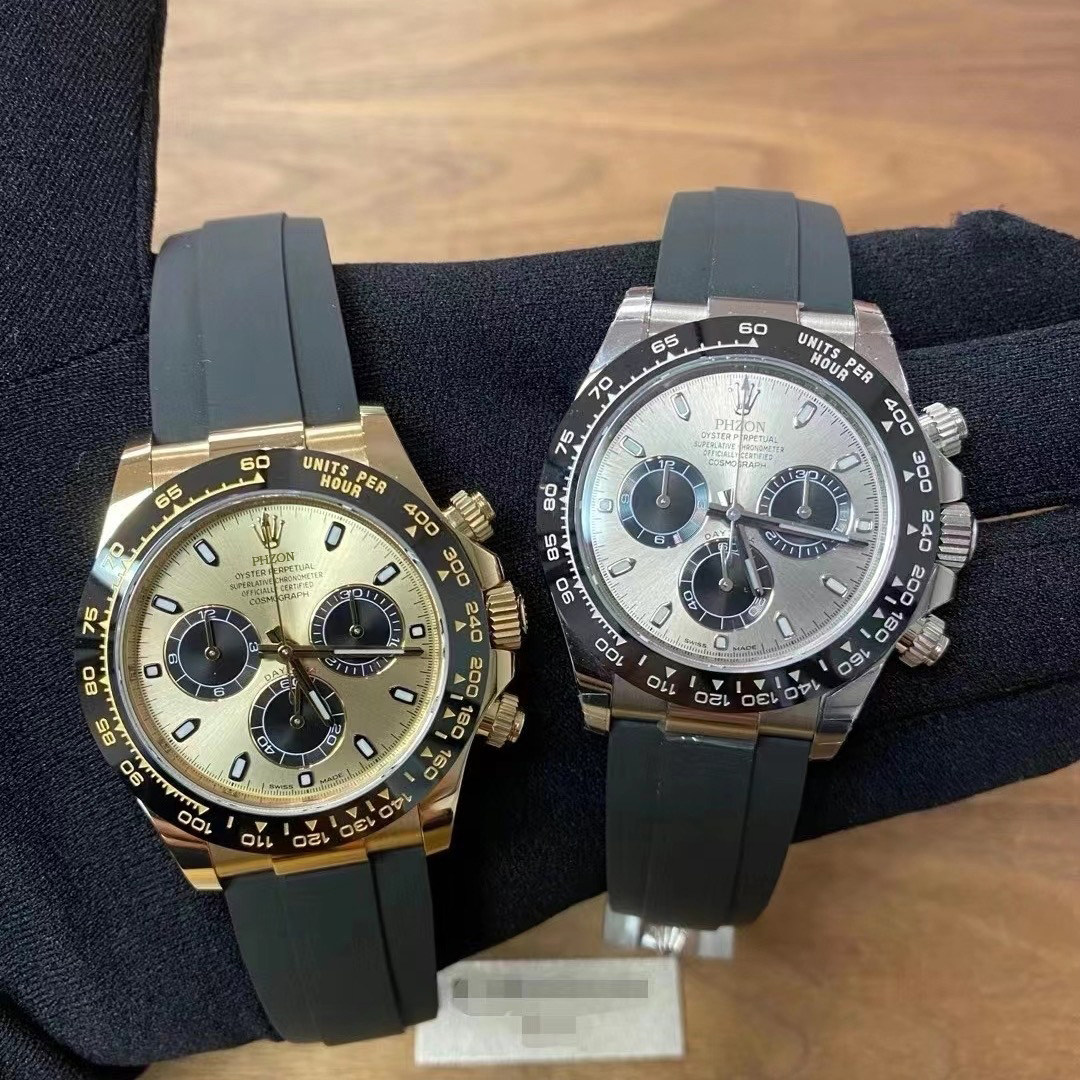 clean4131 Yu Wenle Di Tona C Panda Di Watch BT Автоматические механические часы Ice Blue Rainbow Di Водонепроницаемые мужские