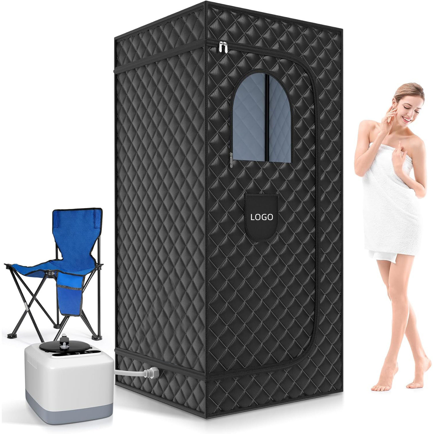Amazon North America explosive sweat steamer трансграничная бытовая сауна для всего тела, складная портативная парилка для пота