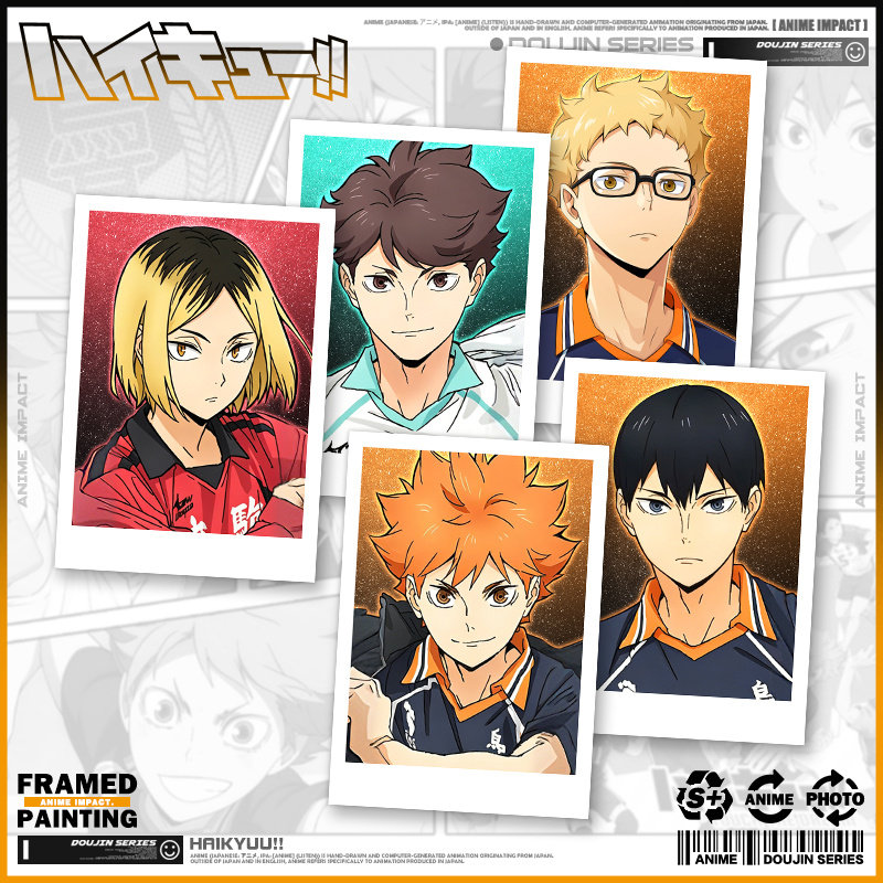 Haikyuu anime merch Kenma Kozume Shoyo Hinata Tobio Kageyama Kei Tsukishima ACG student gift