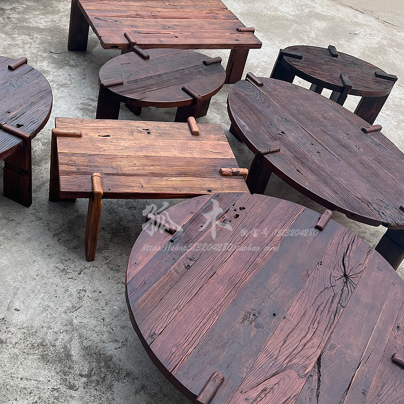 Облачный журнальный столик Wabi-sabi wind wormhole table ретро круглый обеденный стол двойного назначения для гостиной с проживанием в семье высокого класса с художественным смыслом оригинал