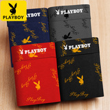 Мужское нижнее белье Playboy, антибактериальное из чистого хлопка, боксерские шорты для мальчиков, хлопчатобумажные дышащие свободные боксерские шорты большого размера