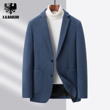 Paul woolen suit for men in autumn and winter 2023, new high-end short jacket jacket jacket jacket, casual and fashionable men's clothing