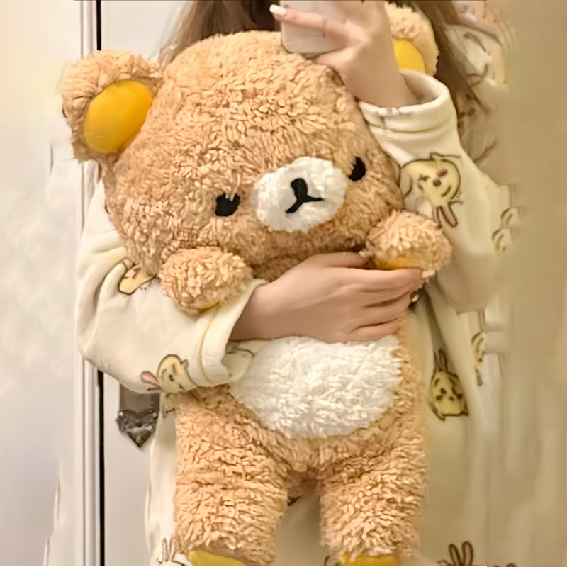 SIONOIS Rilakkuma Plush Toy Cushion