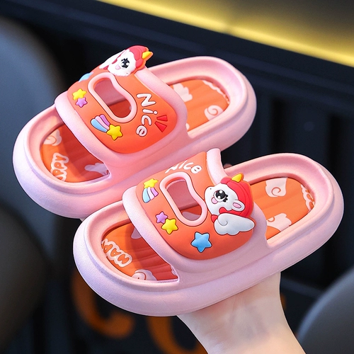 Детские тапочки, летняя нескользящая обувь, слайдеры для раннего возраста