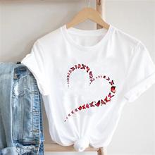 Women Printing Butterfly 90s Sweet Love Kawaii Valentines D