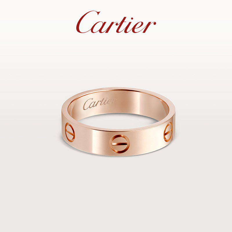 Cartier Cartier LOVE Ring Классическое обручальное кольцо из розового золота с белым золотом