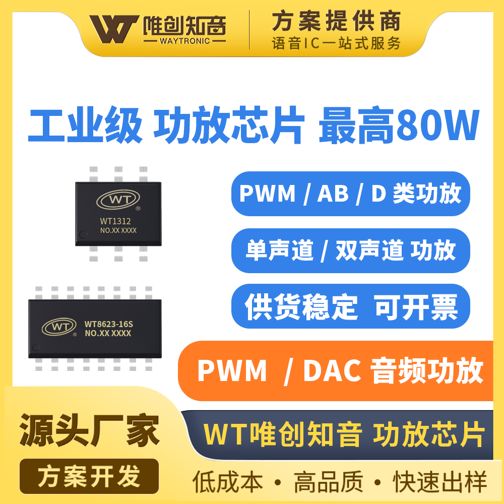 WT Weichuang чип аудиоусилителя мощности IC двухканальный аудиоусилитель чип усилителя мощности совершенно новый точечный завод прямых продаж