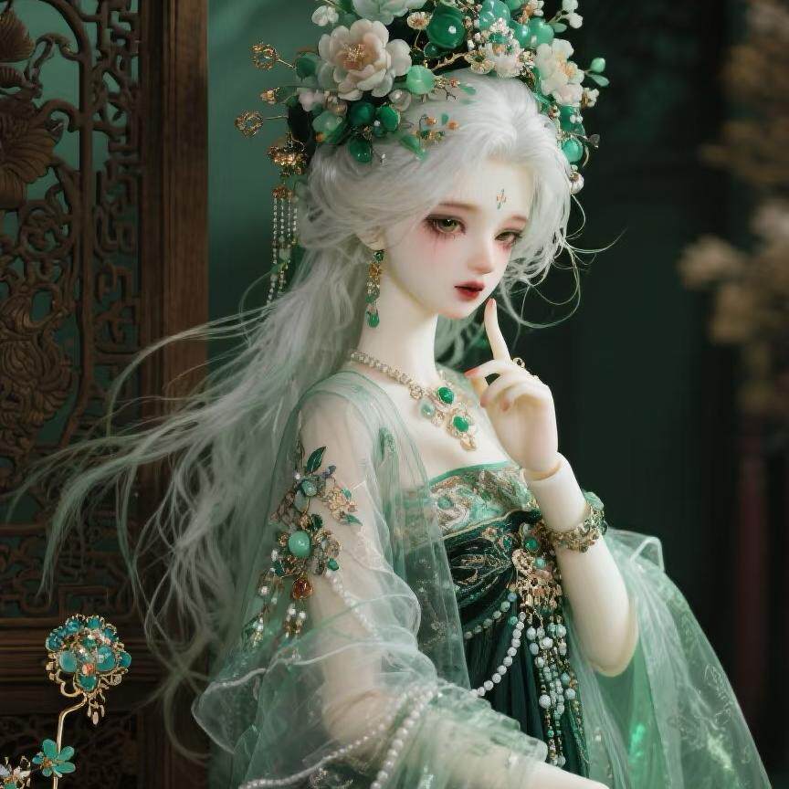 Кукла Guochao bjd в чистом античном костюме, ценная кукла, девочка, которую можно нарядить, украшение кукольной комнаты, слепая коробка