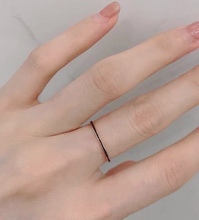 Light luxury Japanese style minimalist and niche design ring for women