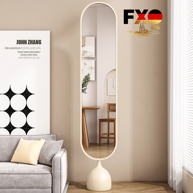 Немецкое передвижное вращающееся зеркало в полный рост FXO home light роскошная спальня с современным минималистичным дизайнерским зеркалом для переодевания