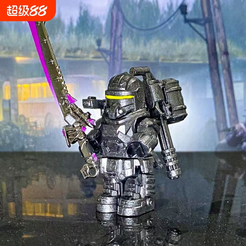 Мирная элитная игрушка Subway Escape Mecha семиуровневый набор строительных блоков Минифигурка Экзоскелет силовая модель огневой мощи
