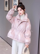 Claudie Pasey's fashionable and stylish down jacket for women with bubble sleeves that wrap around the waist for a slimming design. White duck down jacket