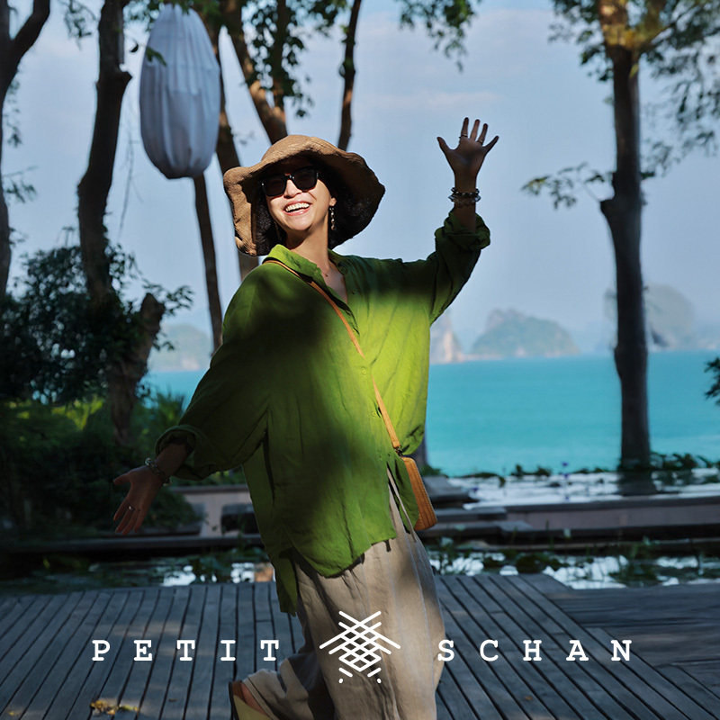 Petit Schan 100 Linen Old Money Style White Shirt Women's Summer Thin Sun Protection Jacket