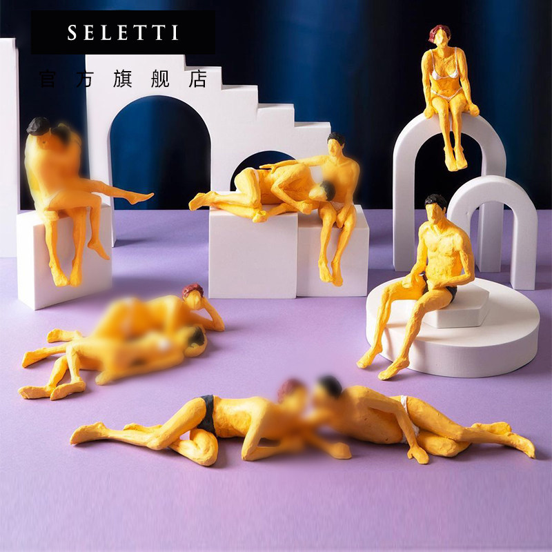 SELETTI скульптурное украшение человеческого тела high-end sense нишевая модель художественное оформление гостиной подарок для крыльца